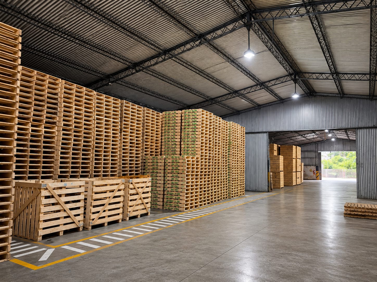 Depósito Recupallets — stock permanente de pallets en Cañuelas